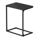 C Shape End Table, Small Coffee Table For Couch Or Sofa, Industrial Side Table In Living Room,