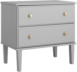 Nightstand Bedside Table, Black Nightstand