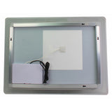 Glowing Beauty 32" x 24" LED Bathroom Wall Mirror with Defogger