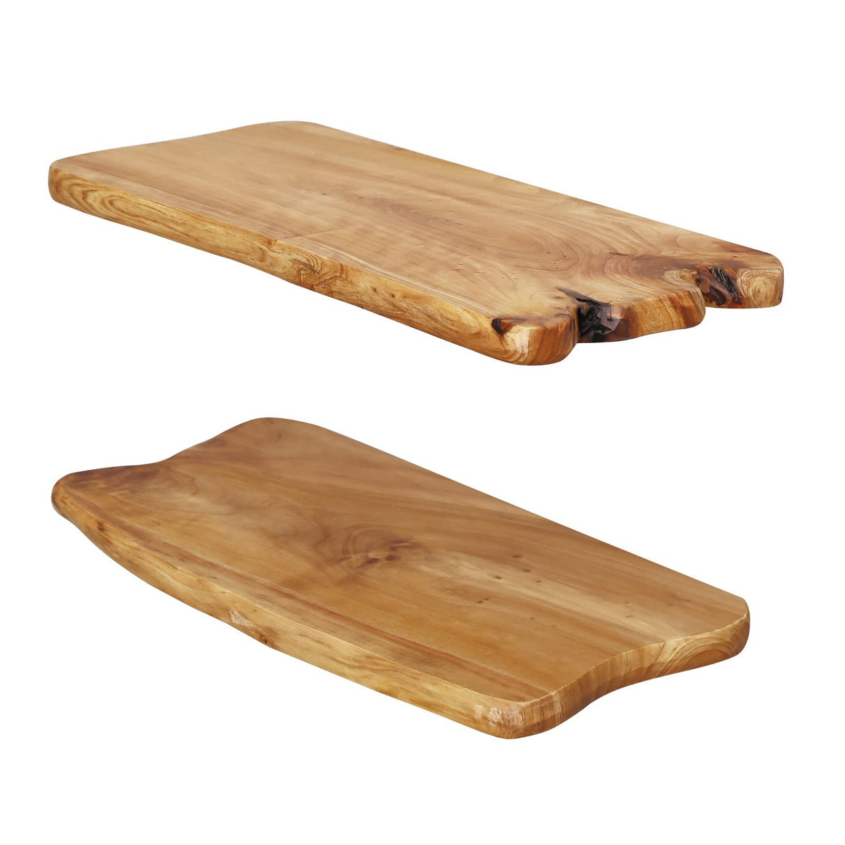 16” Cedar Natural Edge Floating Shelf Set of 2