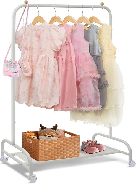 Kids Clothing Rack, Baby Clothes Rack for Hanging Clothes