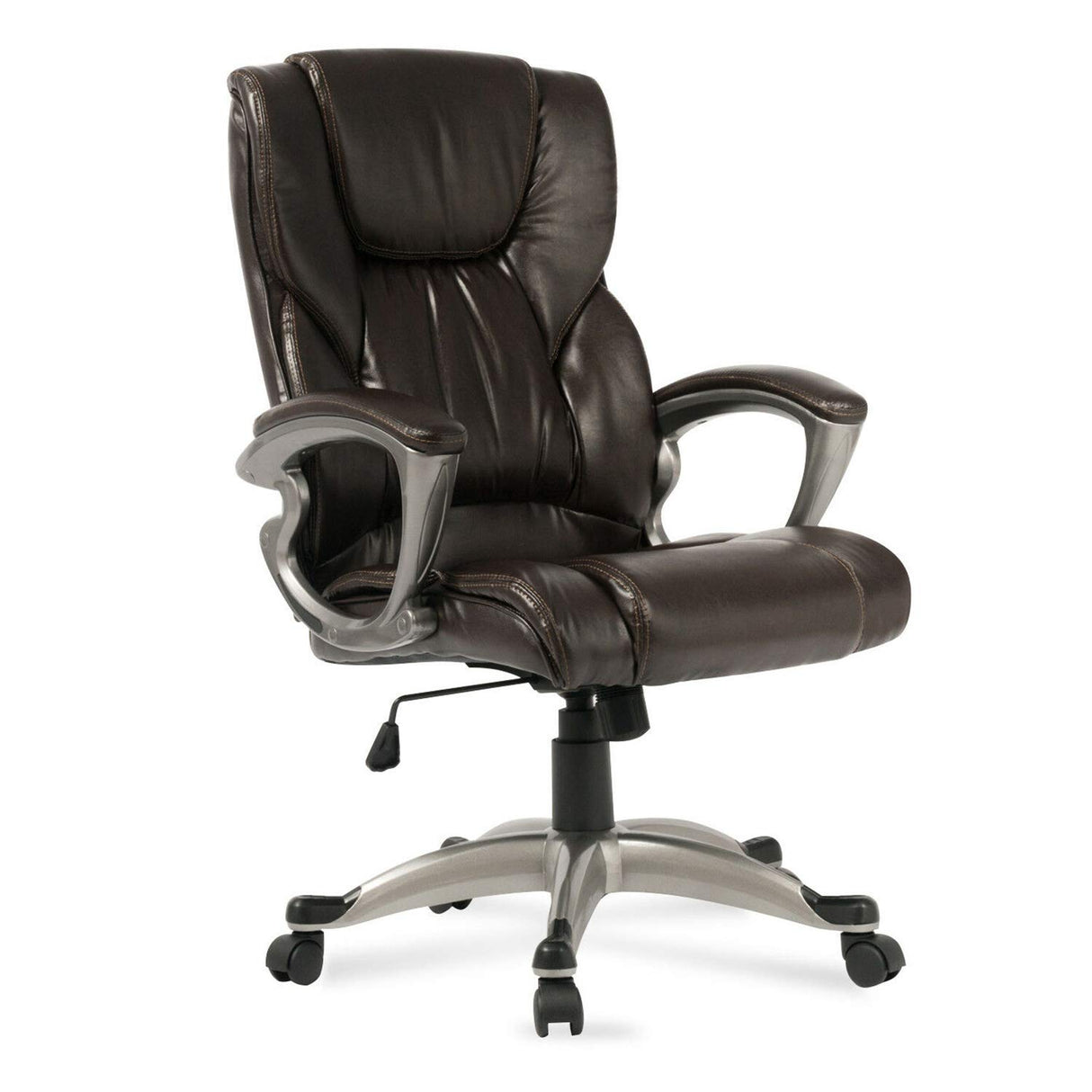 Mocha Ergonomic Desk Task Office Chair High Back Executive Computer PU Leather