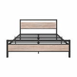 Queen Bed Frames with Wood Headboard,Heavy Duty Platform Bed
