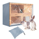 Rabbit Hutch Cover, Durable Oxford Rabbit Cage Dust Cover