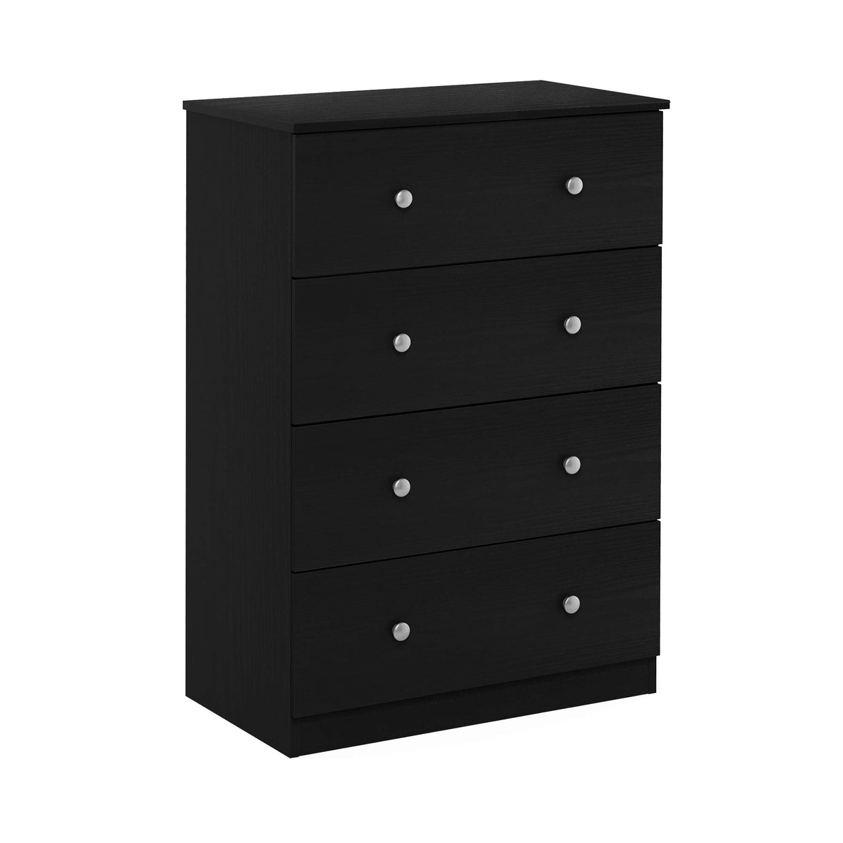 Tidur Simple Design Dresser, 4-Tier Knob, Americano