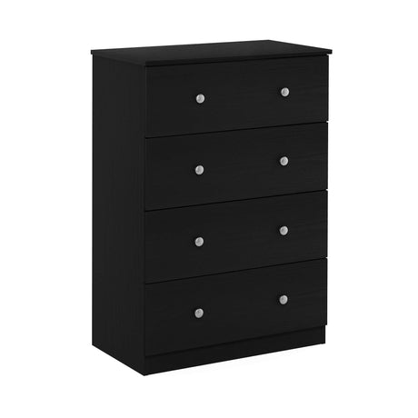 Tidur Simple Design Dresser, 4-Tier Knob, Americano