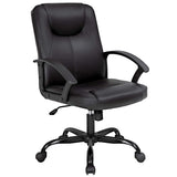 Office Chair Desk Chair Computer Chair with Lumbar Support PU Leather Executive