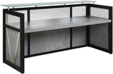 Modern Reception Desk with Counter - 86" W x 30" D Retail Checkout Counter