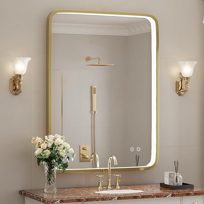 LED Bathroom Vanity Mirror with lights,Wall Mounted Lighted Mirrors