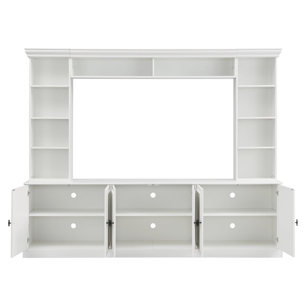 4-Piece Entertainment Center Wall Unit for TVs up to 70"