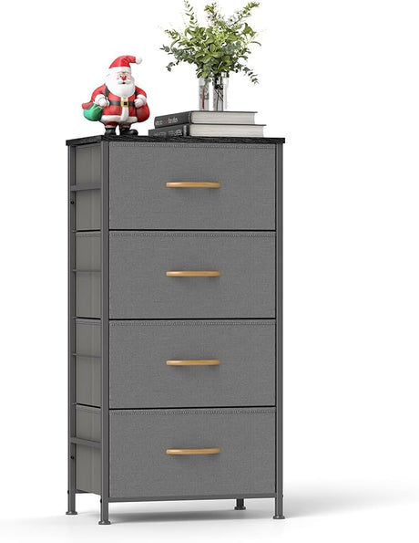 Dresser for Bedroom with 4 Drawers, Closet Storage Drawer Organizer