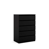 Handle-free, Contemporary, Bedroom Furniture, College Living 5 Drawer Chest