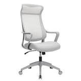 Lenzer Mesh High-Back Task Chair, Gray, BIFMA Compliant