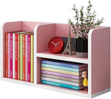 Bookshelf,Solid Wood Multi-Purpose Table Top, Large Space Independent Bookshelf, Small Rack for Student Storage