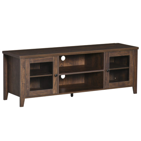 Modern TV Stand, Entertainment Center with Shelves and Cabinets for Flatscreen TVs