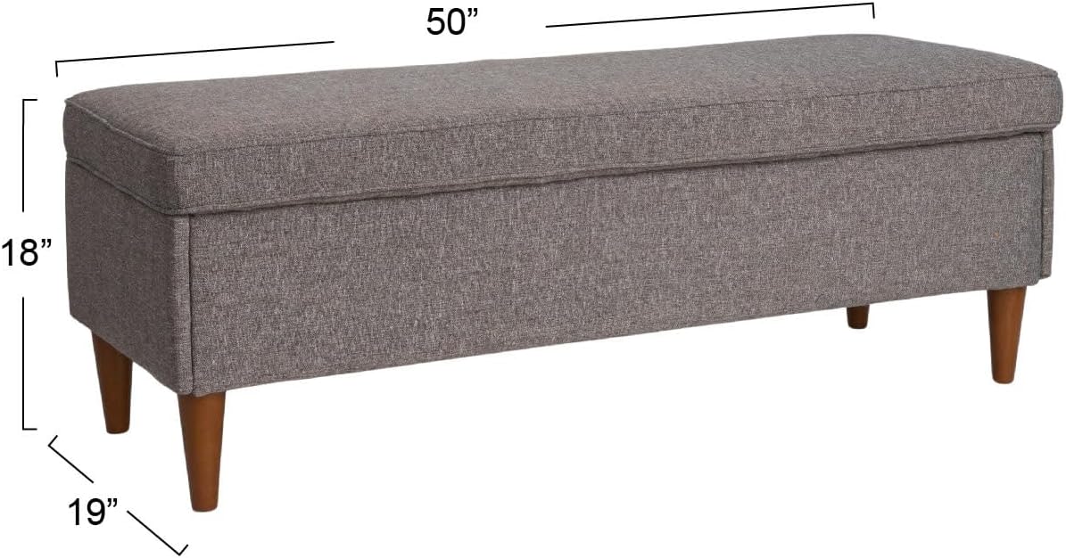 Co-Op Fabric Upholstered Bench with Storage