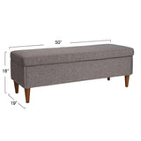 Co-Op Fabric Upholstered Bench with Storage