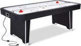 58" Air Hockey Table, Indoor Powered Air Hockey Game Table w/2 Pucks