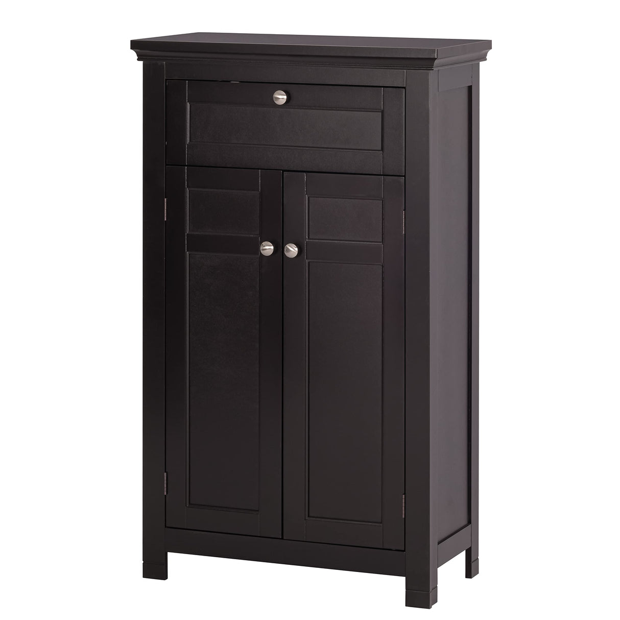 Tall Bathroom Storage Cabinet, Floor Towel Cabinet with A Drawer and Doors,