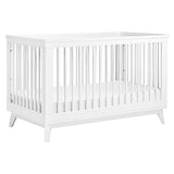 Scoot 3-in-1 Convertible Crib with Toddler Bed Conversion Kit in Natural Walnut,