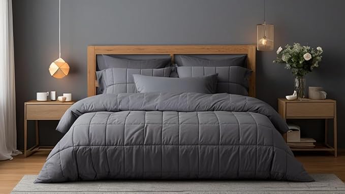 Premium Oversized Queen 100"x 100" Comforter, Parrot Green, All Seasons Pima Cotton 1Pc Comforter