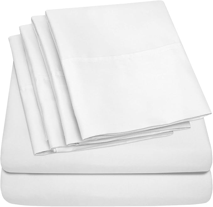 Deep Pocket King Sheet Set - 6 Piece 1500 Supreme Deluxe Collection Up to 21" Extra