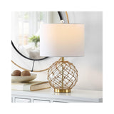 Lighting Collection Gremeli Nautical Boho Orb Rope 22-inch Bedroom Living Room Home