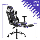 Gaming Chair Ergonomic Computer Racing Style Office Chair Adjustable High Back Gamer