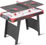 Air Hockey Table, 58" Indoor Hockey Arcade Game Table with w/2 Pucks