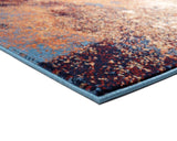 Modern Splatter Abstract Area Rug - Blue 8x10