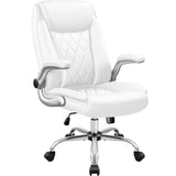 Executive Office Chair, Ergonomic High Back with Adjustable Flip-up Armrest