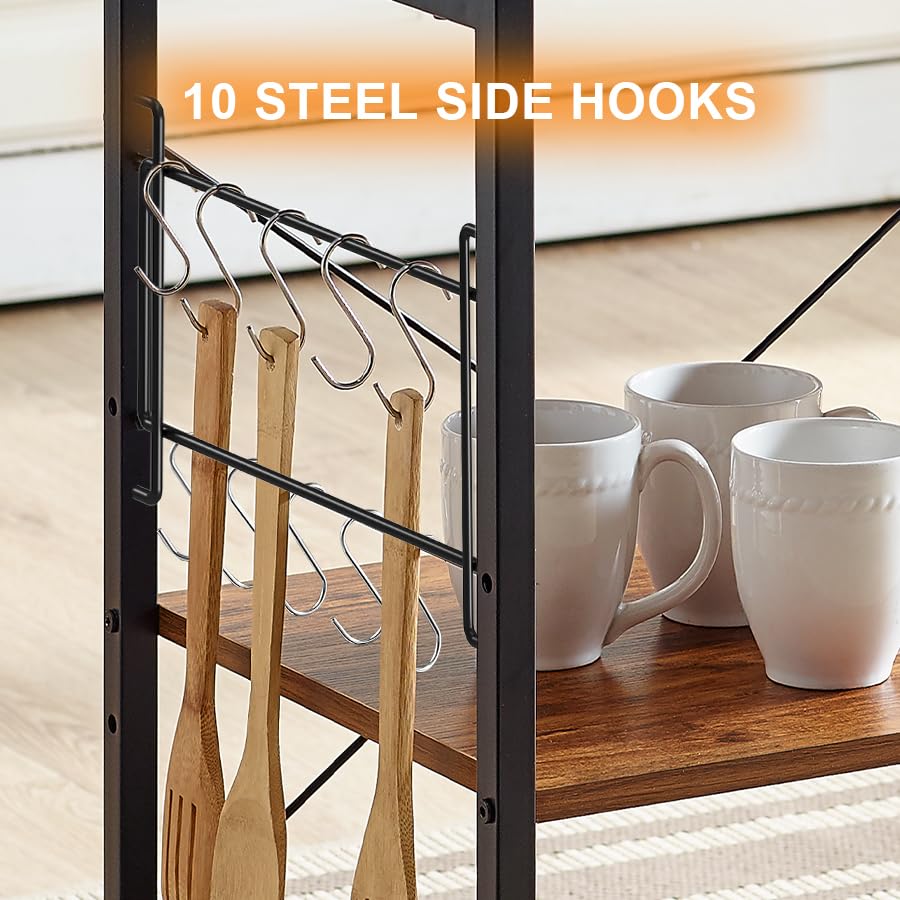 Kitchen Stand Microwave Cart 23.7'' for Small Space