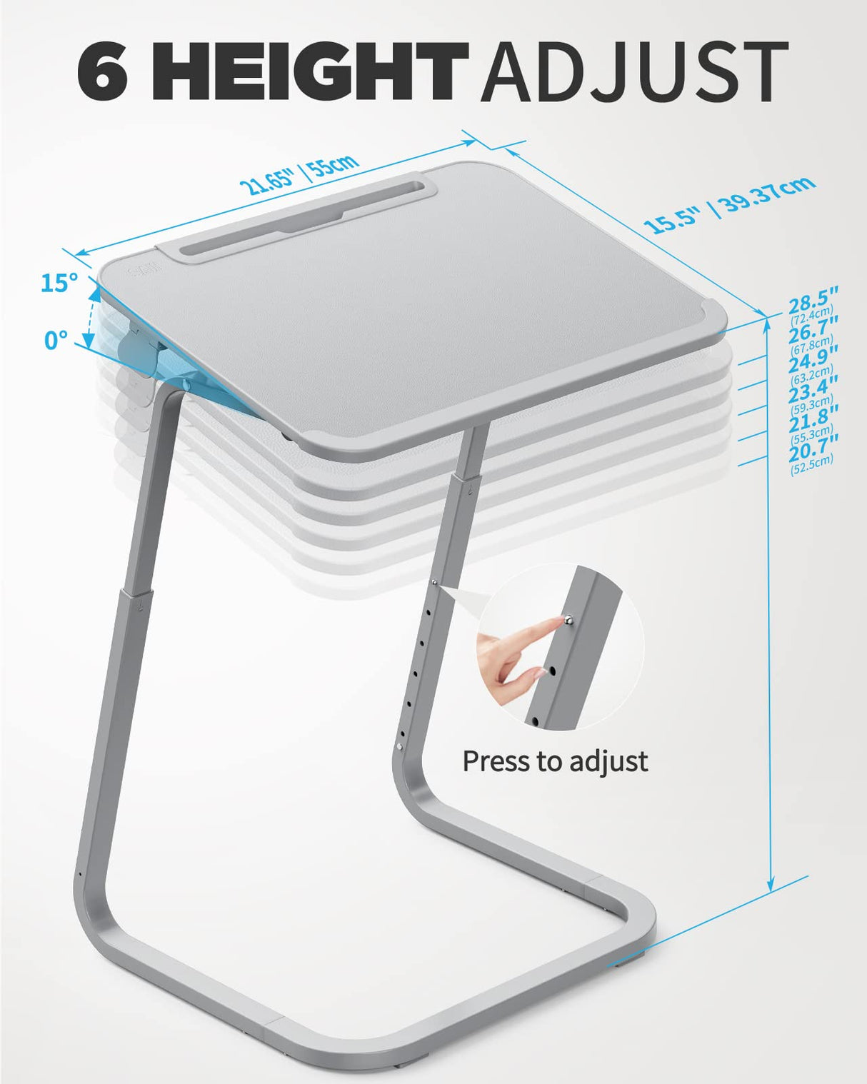 TV Tray Table - Heavy Duty Extra Large TV Tray