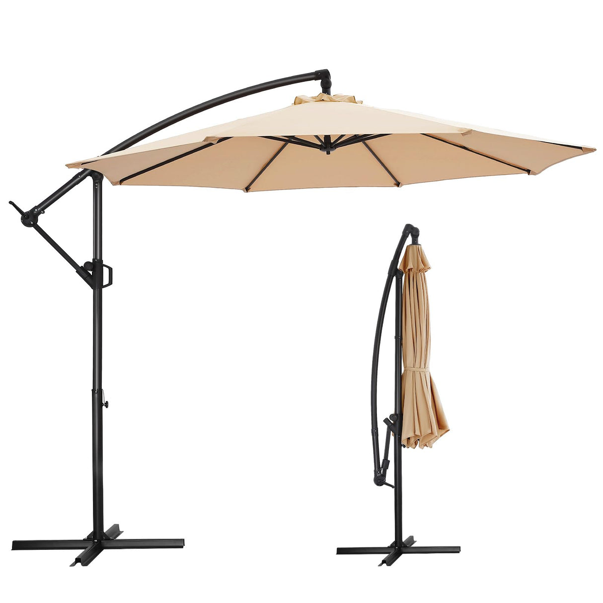 10ft Offset Patio Umbrella - Offset Hanging Cantilever Patio Outdoor Market Umbrella