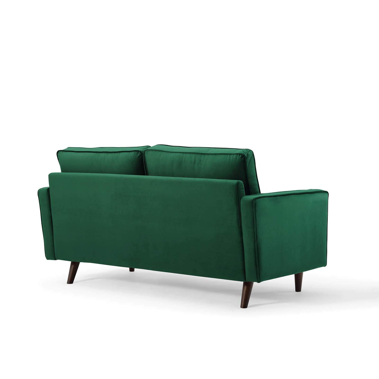 Modway Valour Performance Velvet Loveseat, Green Valour Performance Velvet Loveseat