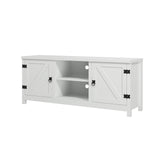 Farmhouse TV Stand for 65 inch TV, Entertainment Center with Storage and Open Shelves,