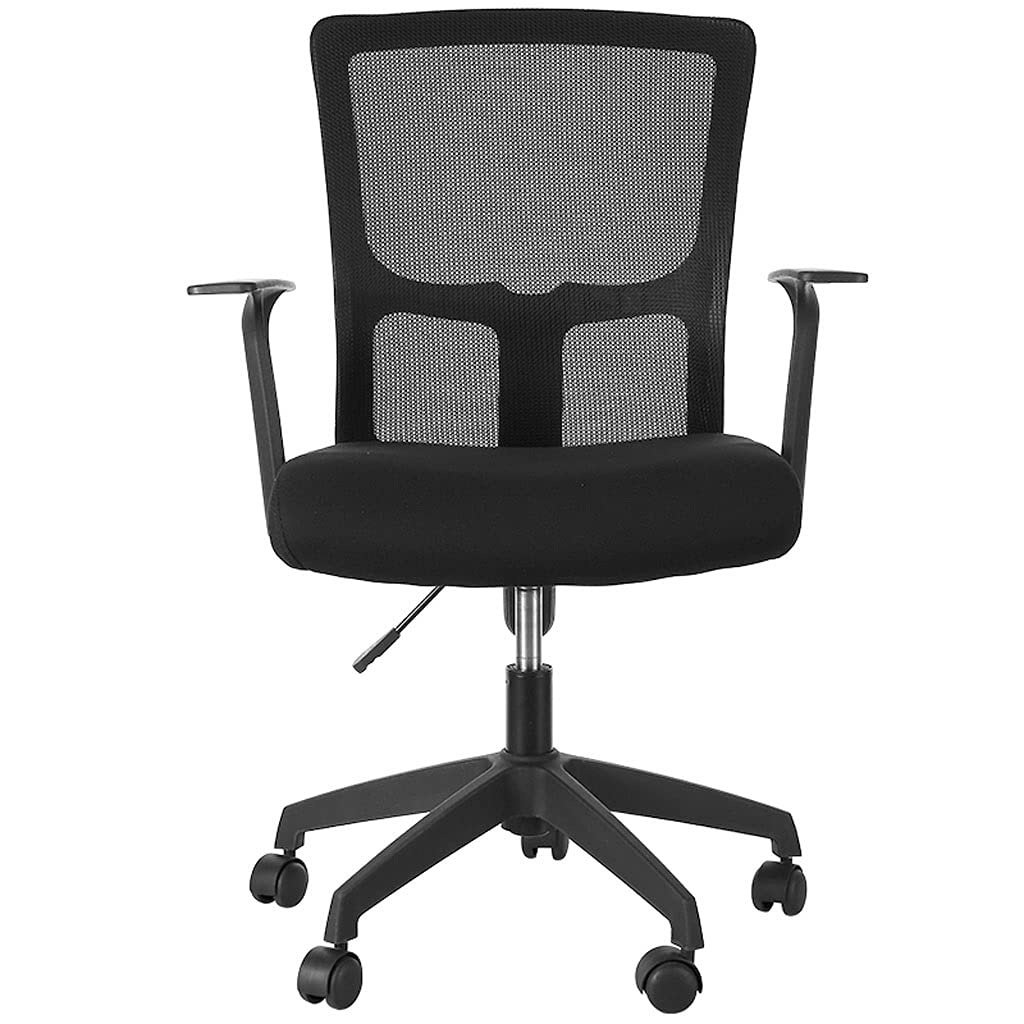 Office Chair Ergonomic Backrest Staff Chair Silent Wheel Conference Chair 360° Rotation Executive Desk Chair Task Chair (Color : Nylon feet)