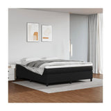 Bed Frame Black 72"X83.9" California King Faux Leather