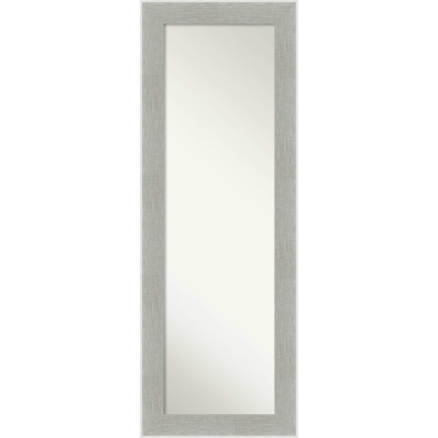 Glam Linen Grey On The Door Mirror Full Length Nautical Coastal Rustic Handmade ludes