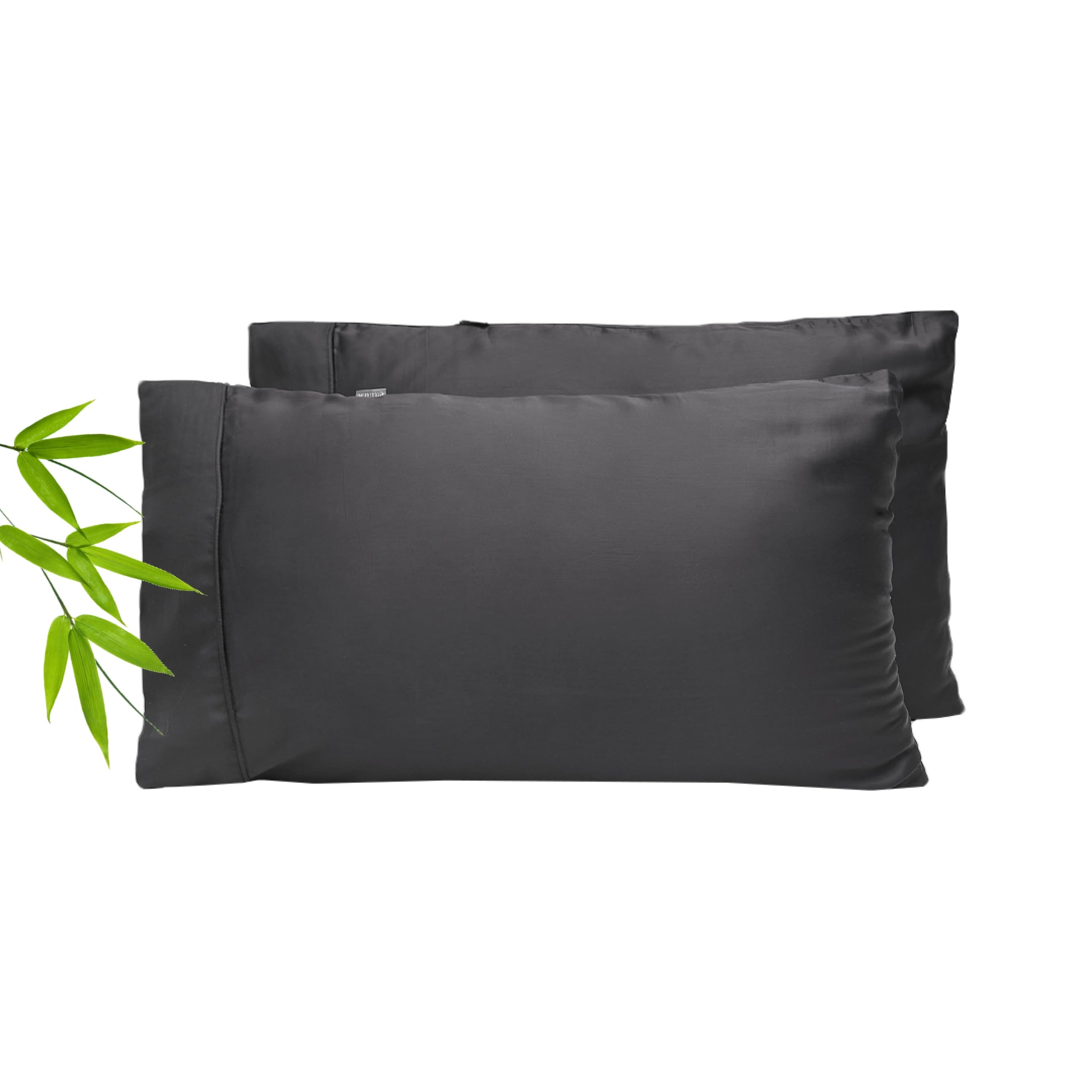 Pillowcase Set - 100% Lyocell - Standard Size - Cooling & Breathable - Silky-Soft Sateen