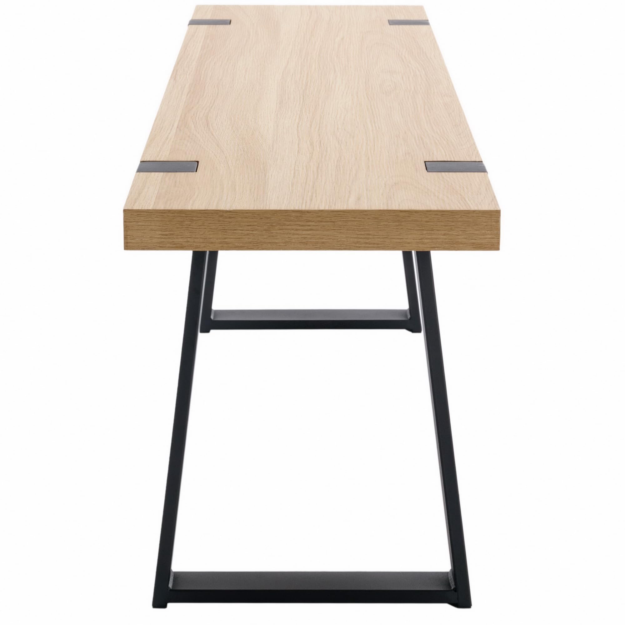 Modern Wood Dining Bench, 60" Mid Century Kitchen Bench