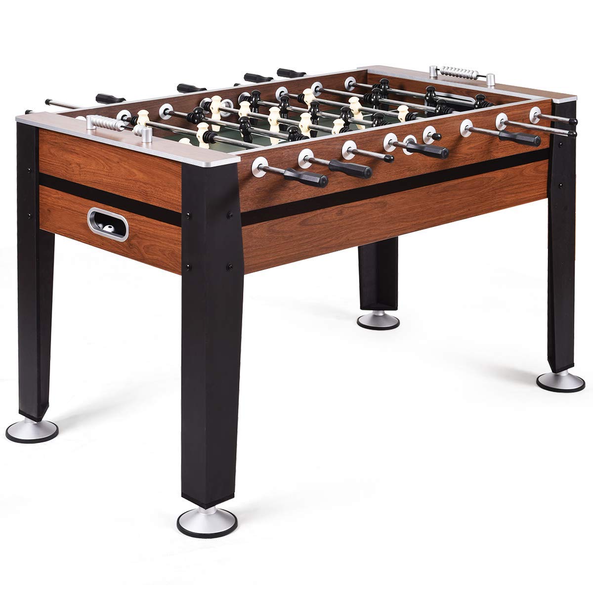 54" Foosball Table, Soccer Game Table Competition Sized Football Arcade for Adults
