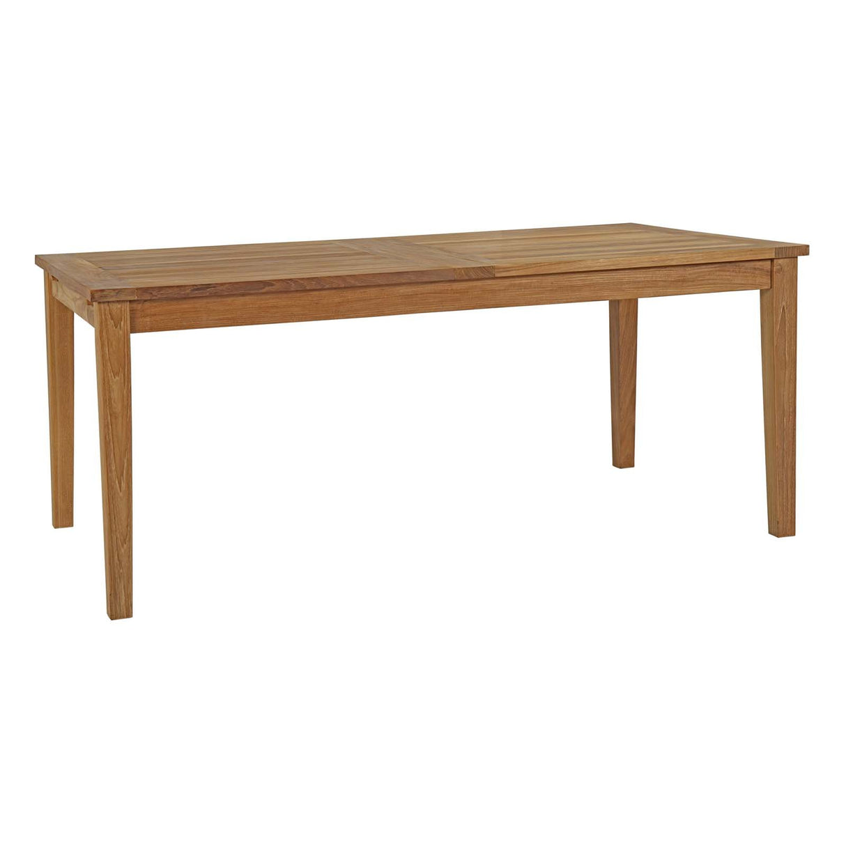 EEI-2714-NAT Marina Premium Grade A Teak Wood Outdoor Patio Extendable