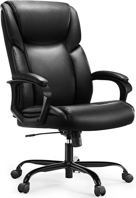 Desk Ergonomic Home Executive Office Chair, High Back & Lumbar Support Adjustable