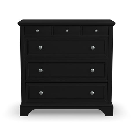 Black Four Drawer Chest by Home Styles