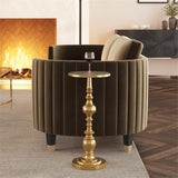 Darien Antique Gold End Table