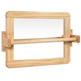 Mirror Baby Wall, Baby Pull Up Bar, Montessori 3-in-1 Shatterproof Mirror, Wooden Pull Up Bar