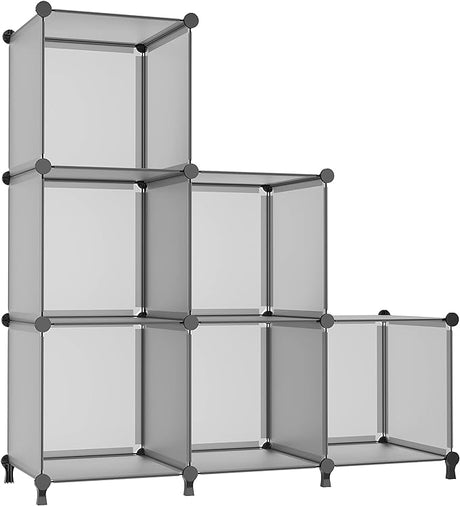 Cube Storage Organizer, Storage Cubes Shelves Bookshelf, 6 Cube Closet Organizers and Storage,