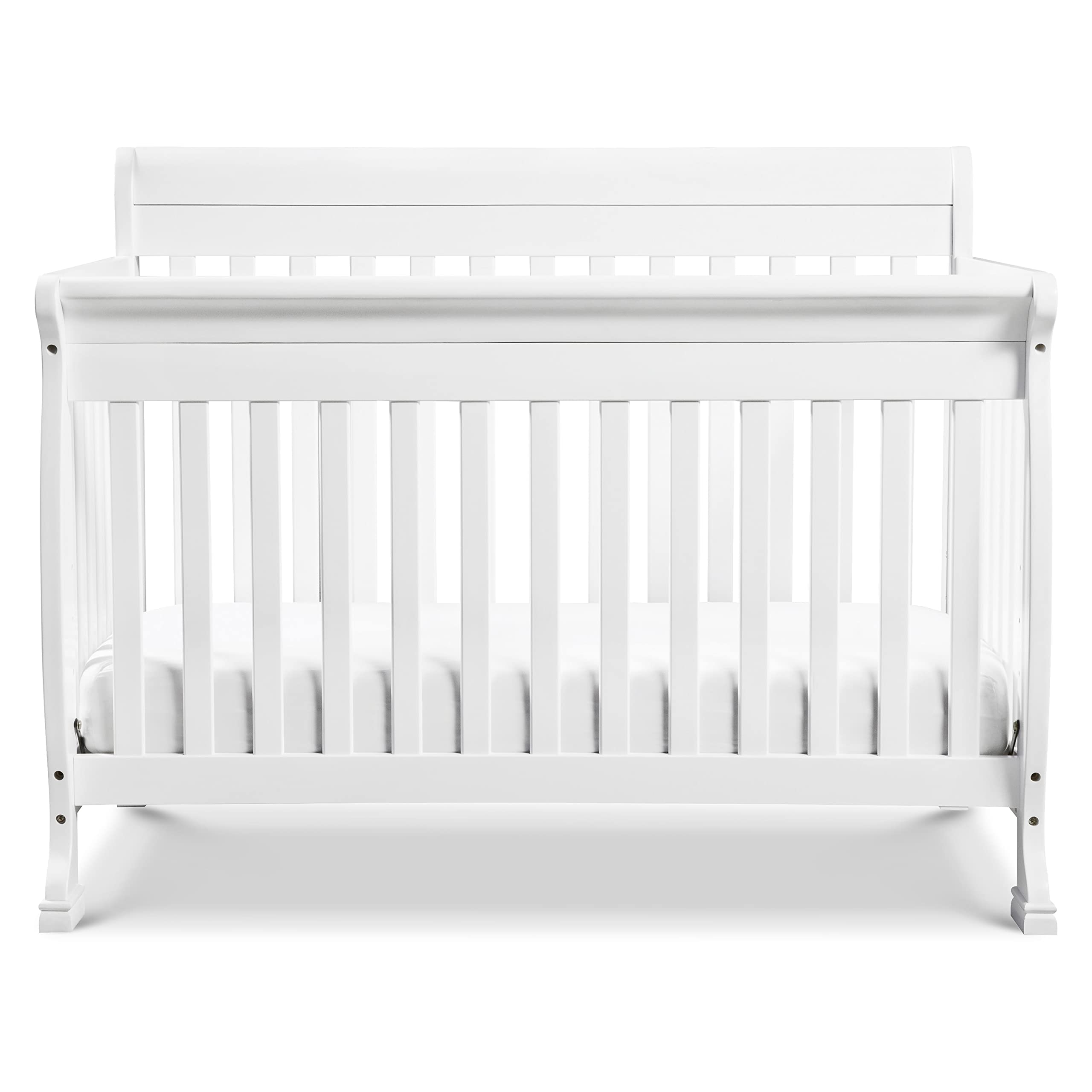 Kalani 4-in-1 Convertible Crib in White, Greenguard Gold Certified