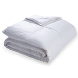 Sustainable Cotton Filled Medium Warmth Breathable Hypoallergenic Comforter, White, Full/Queen